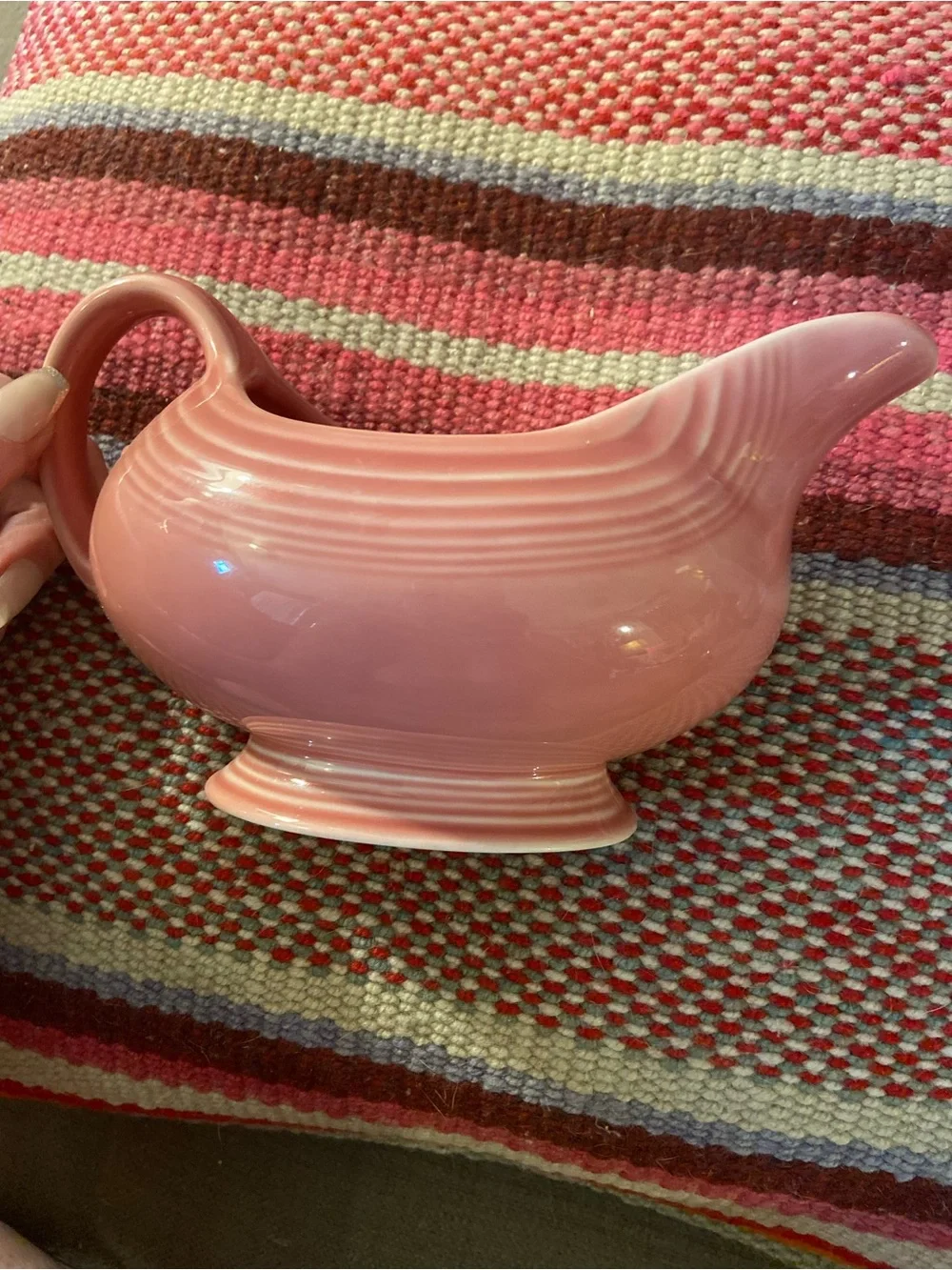 Fiesta Pink Creamer Pitcher